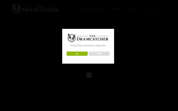 Captura de pantalla de dramcatcher.nl