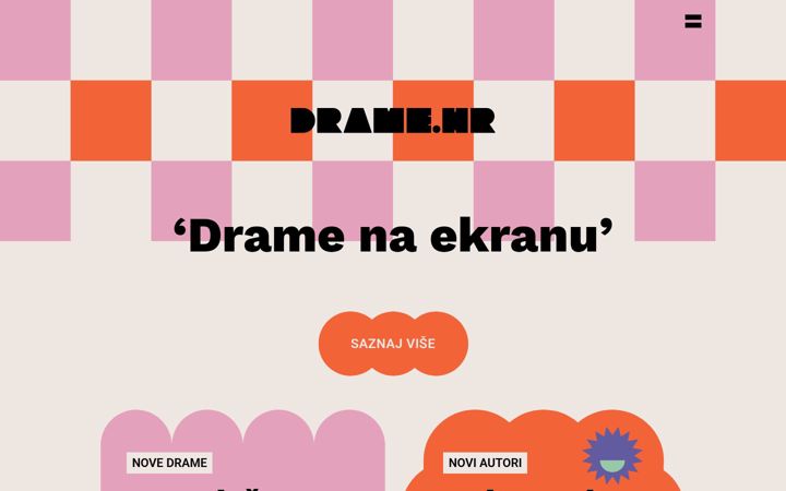 Screenshot of drame.hr
