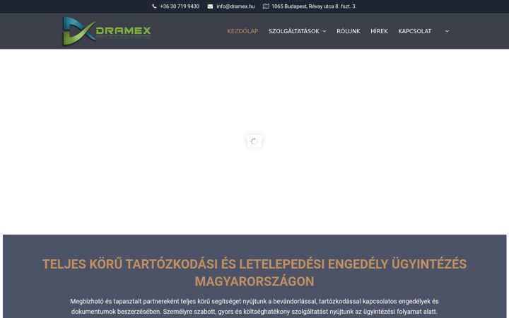 Ekrānuzņēmums no dramex.hu