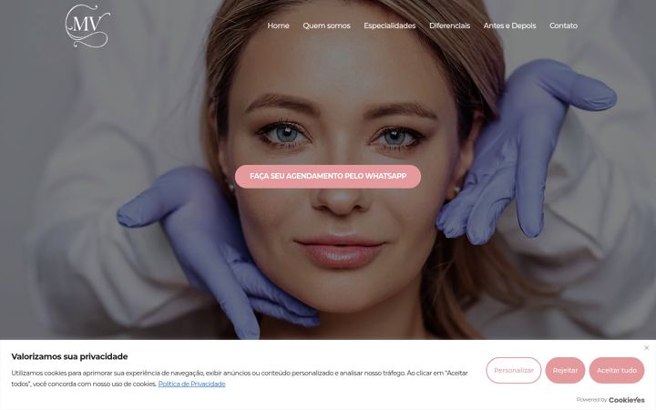 Screenshot von dramichelevisage.com.br