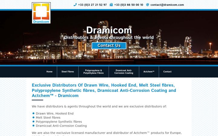 Screenshot of dramicom.com