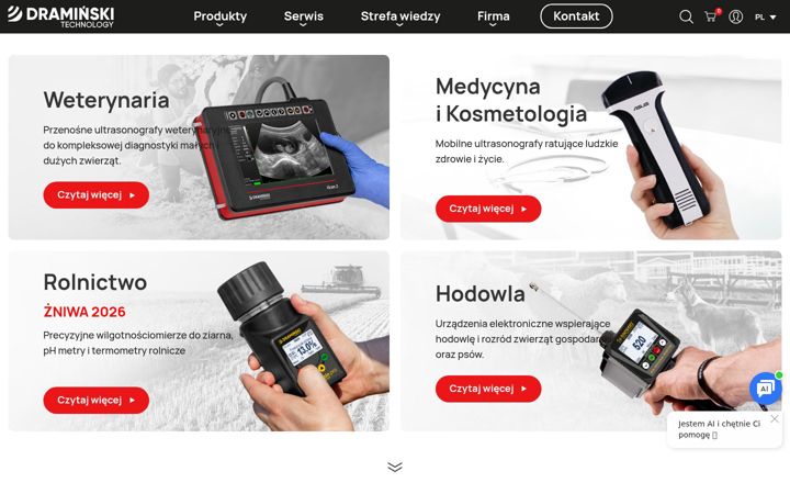 Screenshot ta' draminski.pl