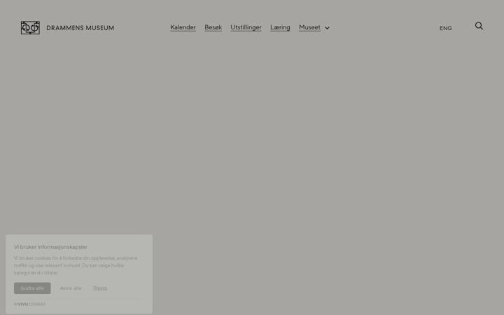 Screenshot of drammens.museum.no