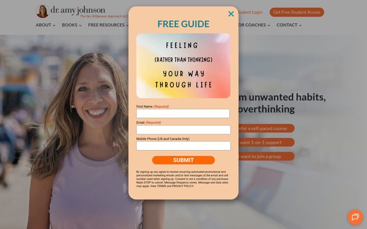 Screenshot of dramyjohnson.com