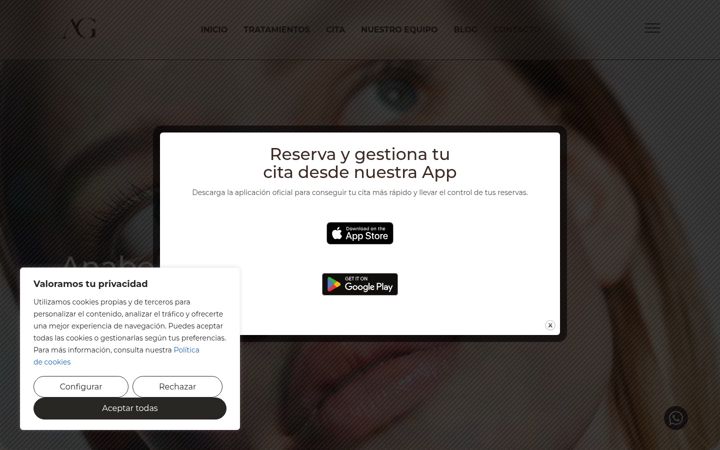 Screenshot of dranabellagonzalez.com