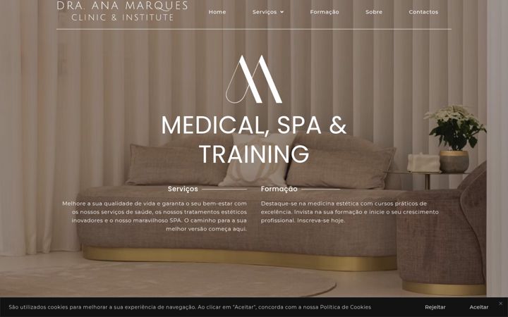 Screenshot of dranamarques.com