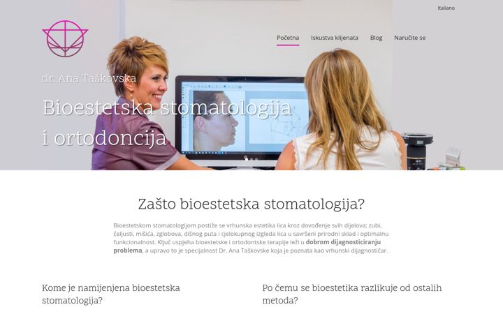 Screenshot of dranataskovska.hr
