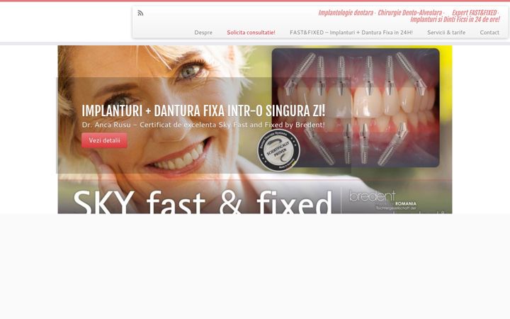 Screenshot of drancarusu.ro