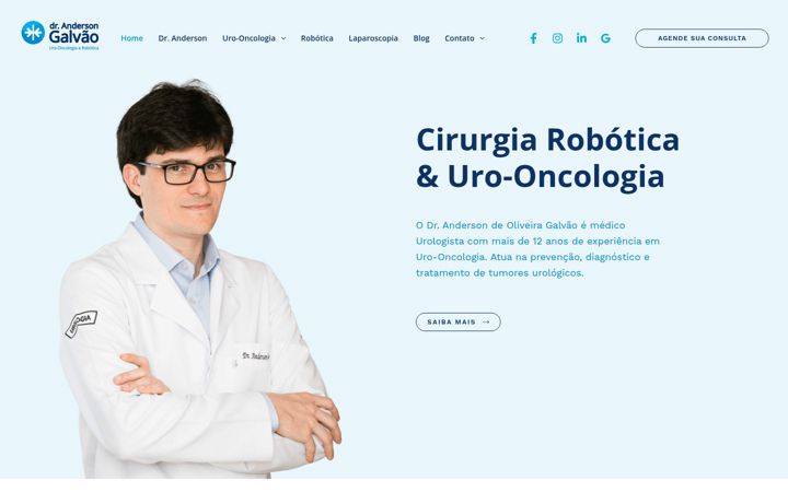 Screenshot von drandersongalvao.com.br