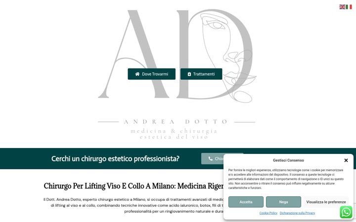 Screenshot of drandreadotto.it