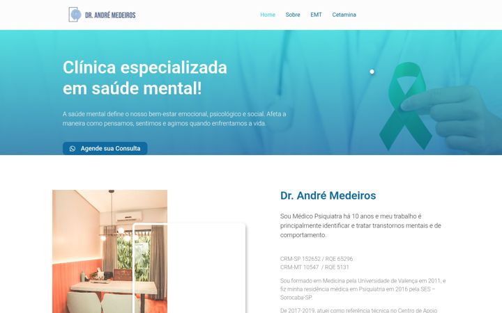Screenshot von drandremedeiros.com.br