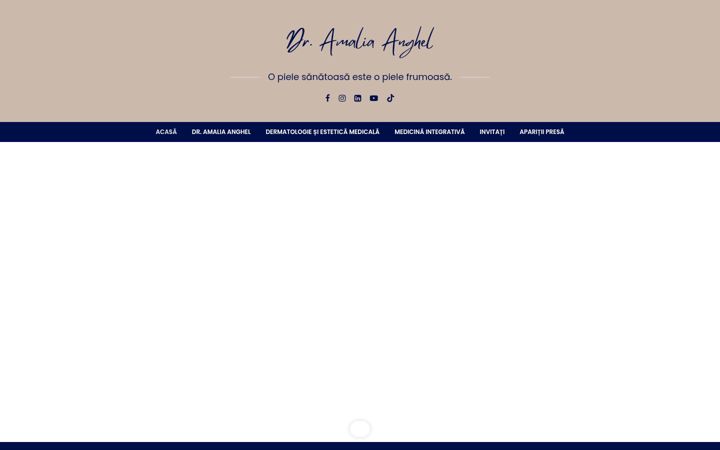 Screenshot of dranghel.ro