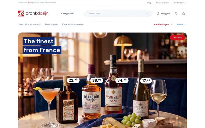 Screenshot of drankdozijn.nl