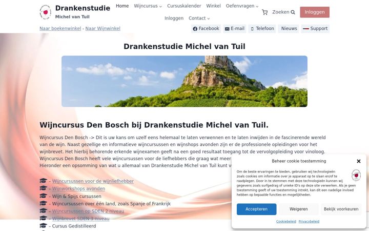 Captura de pantalla de drankenstudie.nl