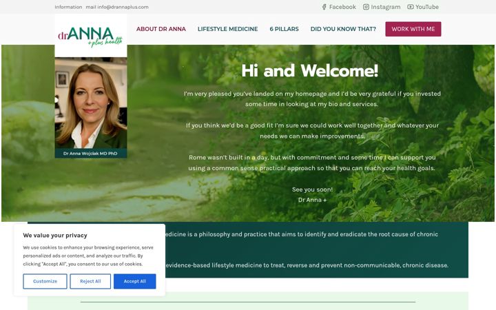 Screenshot of drannaplus.com