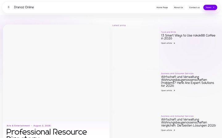 Screenshot of dranoz-online.de