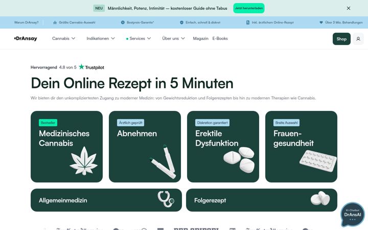 Screenshot of dransay.com