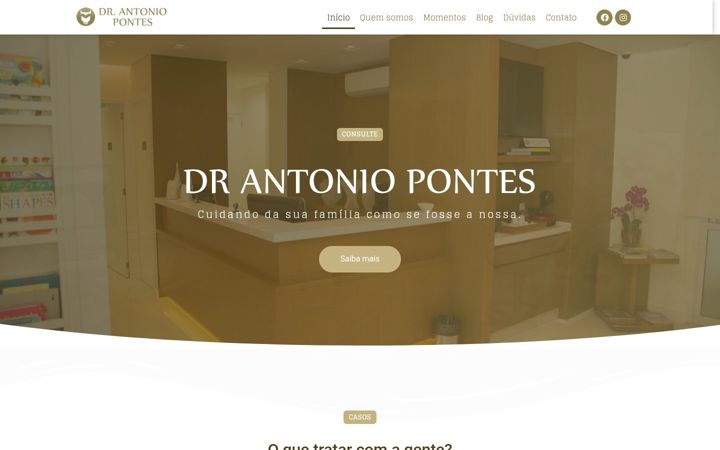 Screenshot von drantoniopontes.com.br