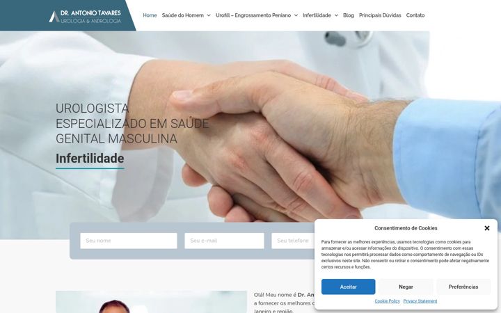 Screenshot von drantoniotavares.com.br