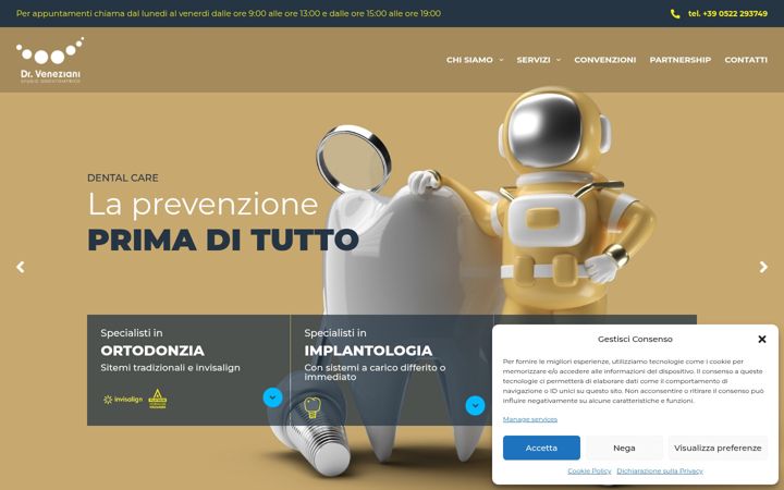 Screenshot of drantonioveneziani.it