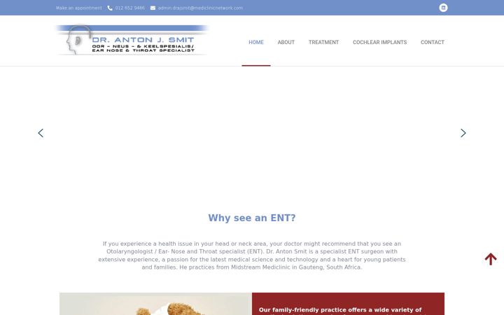 Screenshot stránky drantonsmit.co.za