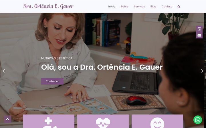 Screenshot von draortenciagauer.com.br