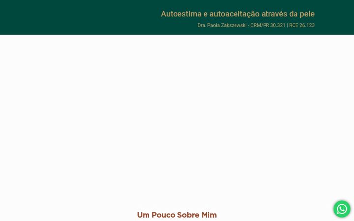 Screenshot von drapaoladermato.com.br