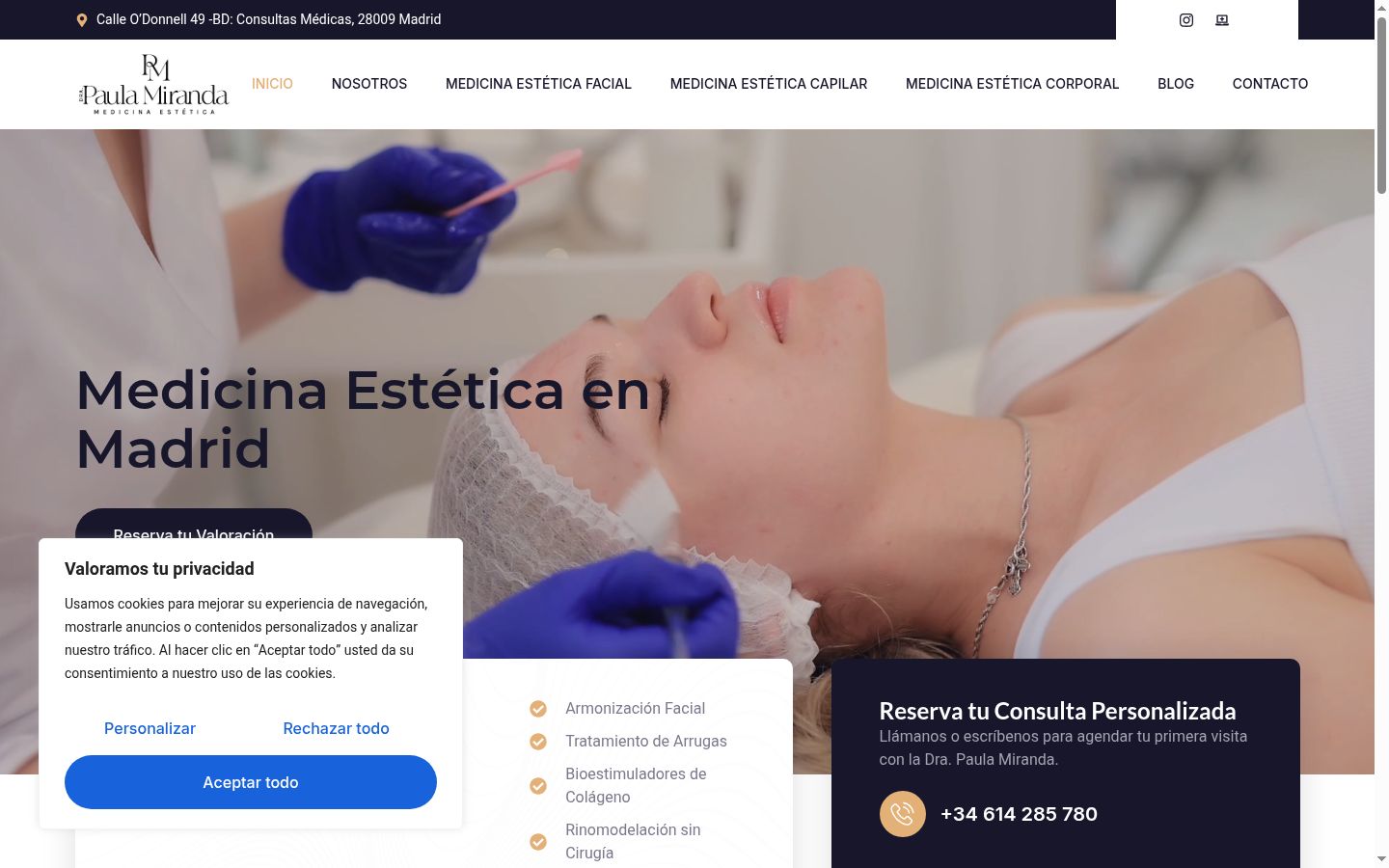 Captură de ecran a bannerului de consimțământ afișat înainte de orice interacțiune