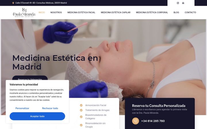 Posnetek zaslona drapaulamiranda.es