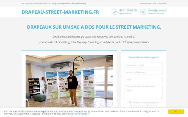 Captura de pantalla de drapeau-street-marketing.fr
