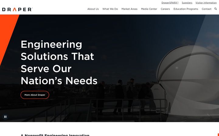 Screenshot of draper.com