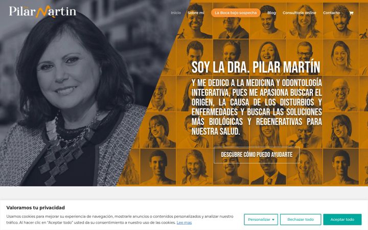 Screenshot of drapilarmartin.com