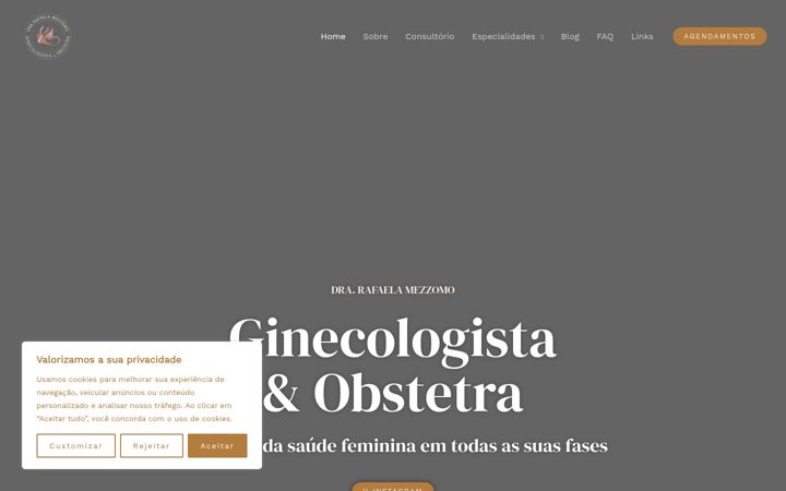 Screenshot von drarafaelamezzomo.com.br