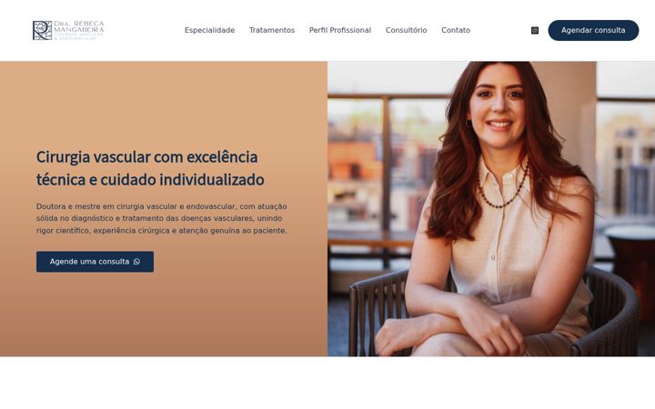 Screenshot von drarebecamangabeira.com.br