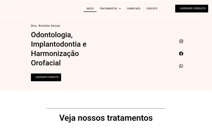Screenshot von drarenatasouza.com.br