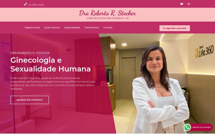 Screenshot von drarobertarainerstocker.com.br