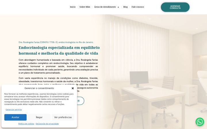 Screenshot von drarosangelaendocrino.com.br