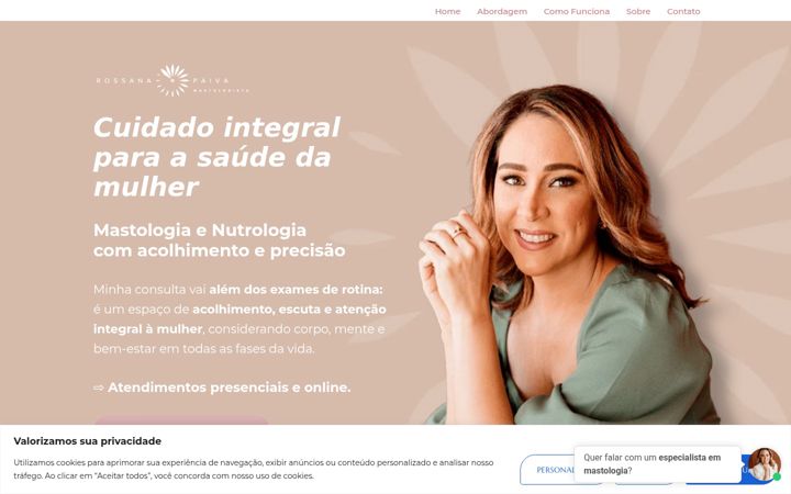 Screenshot von drarossanapaiva.com.br