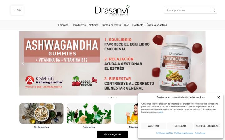 Screenshot of drasanvi.com