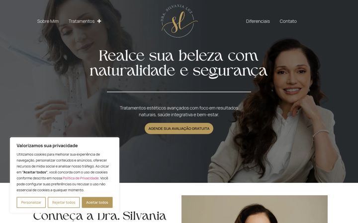 Screenshot von drasilvanialuz.com.br