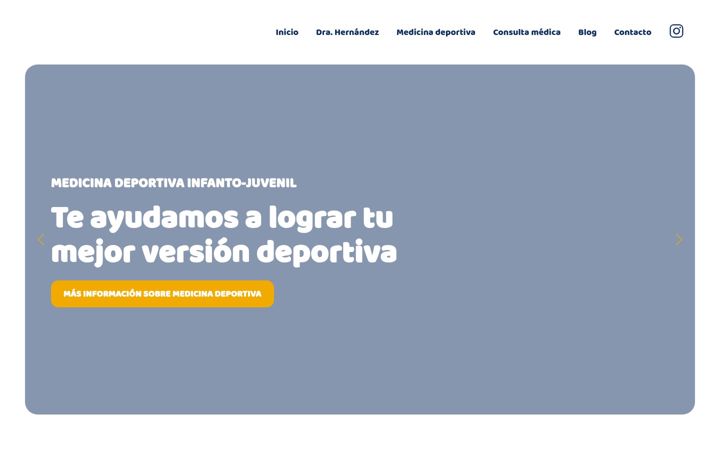 Screenshot of drasoledadhernandez.com