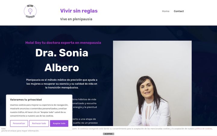 Screenshot of drasonialbero.com