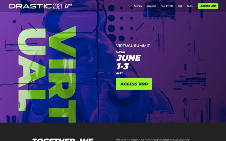 Screenshot of drasticsummit.com
