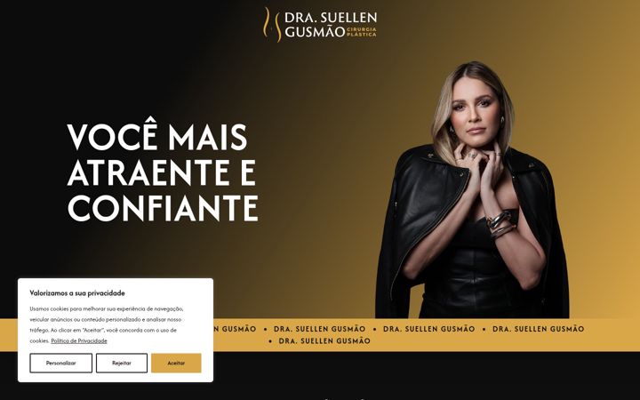 Screenshot of drasuellengusmao.com