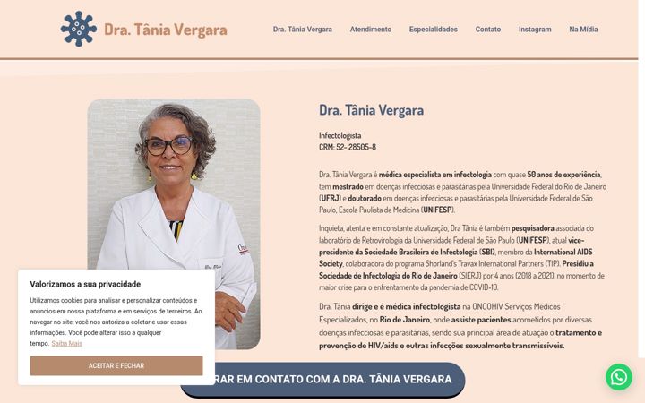 Screenshot von drataniavergara.com.br