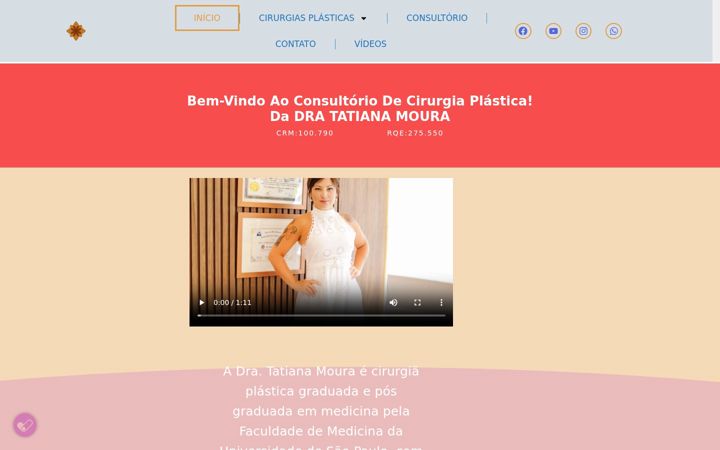 Screenshot of dratatianamoura.com