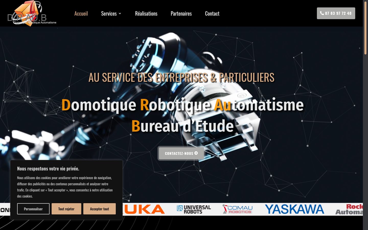 Screenshot tal-banner tal-kunsens muri qabel kwalunkwe interazzjoni