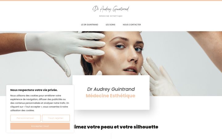 Captura de pantalla de draudreyguintrandesthetique.fr