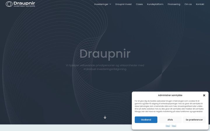 Screenshot of draupniram.com