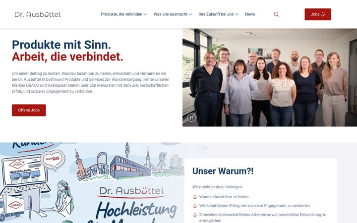 Screenshot of drausbuettel.de